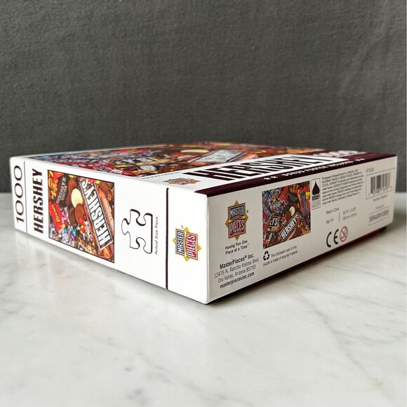 Hershey's Mayhem Chocolate Candy MasterPieces Jigsaw Puzzle 1000 Piece-Complete - Picture 6 of 7